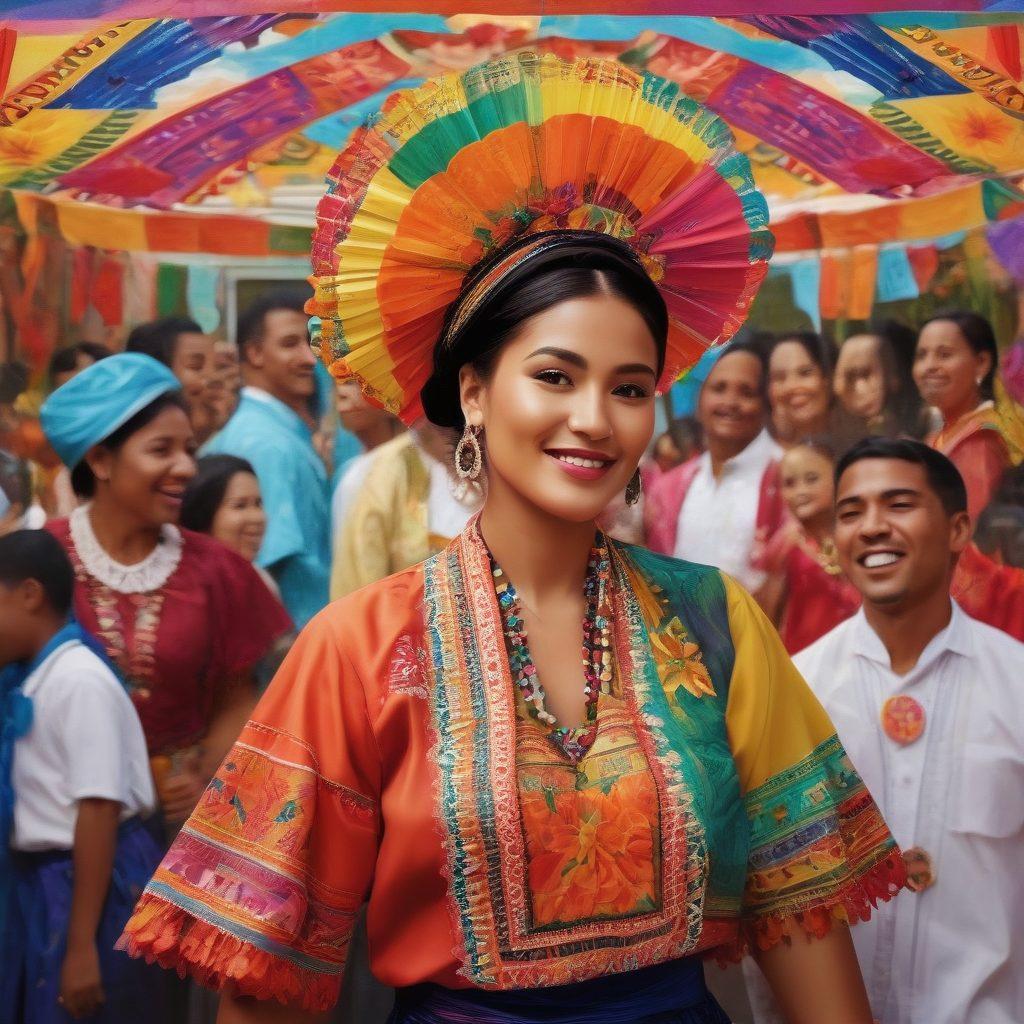 A vibrant collage depicting the Blatino community, showcasing diverse individuals in traditional attire, celebrating cultural festivities with music and dance. Include colorful papel picado decorations in the background, representing both Latino and Black heritage. Elements such as food, art, and joyful expressions to capture a sense of unity and festivity. super-realistic. vibrant colors. 3D.
